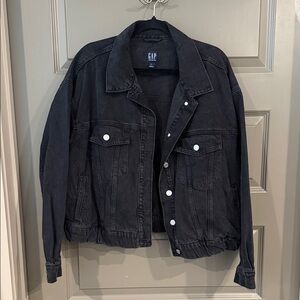 GAP Women’s Charcoal Denim Jacket
